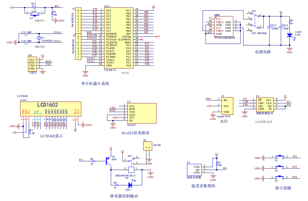 基于51单片机的茶吧机