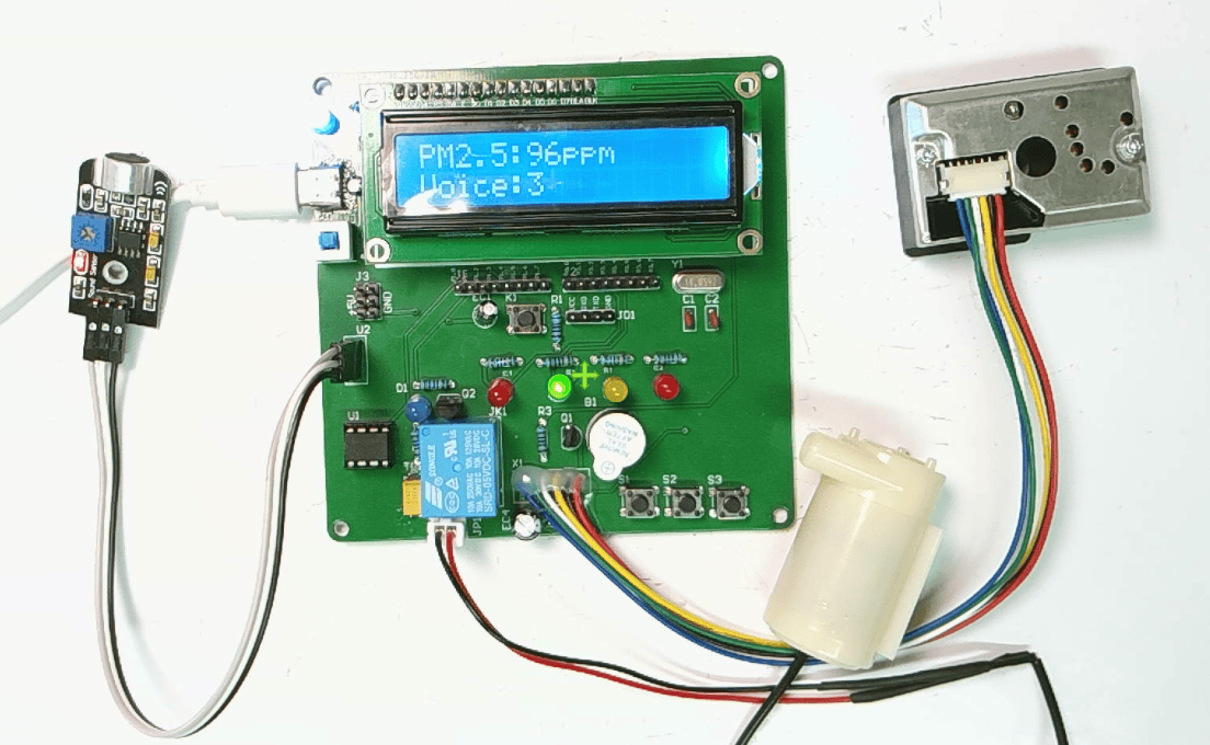 基于单片机的建筑工地扬尘噪音检测