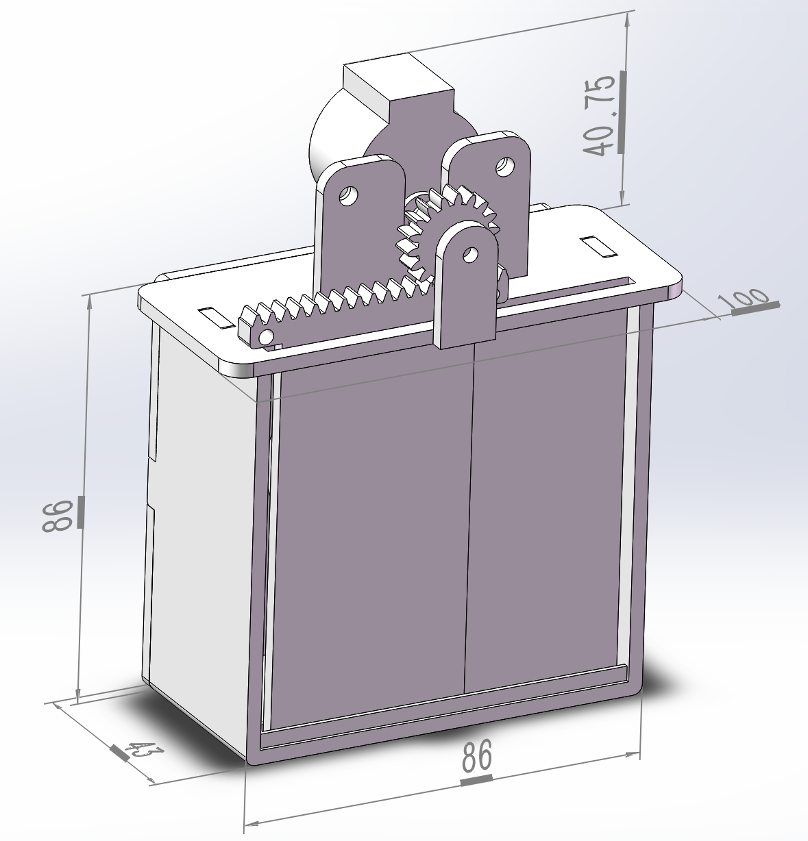 智能衣柜3D打印模型