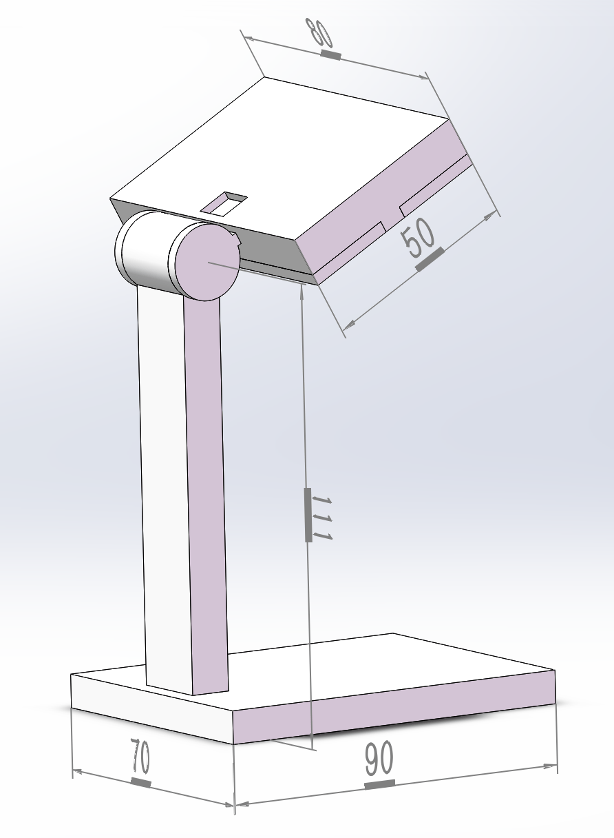 智能台灯3D打印模型