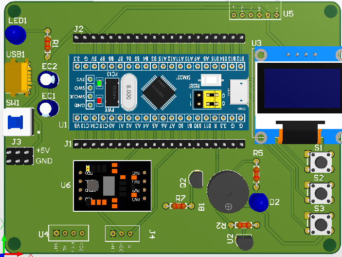 基于stm32的老年人身体健康状态智能检测与预警系统设计