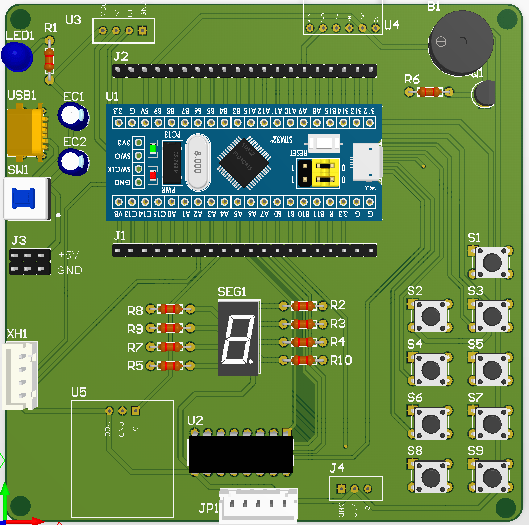 基于STM32单片机的六层电梯控制系统