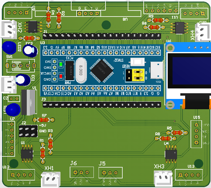 基于STM32单片机仓库智能AGV小车设计