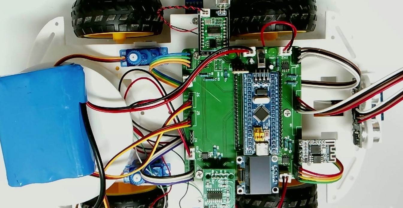 基于STM32单片机仓库智能AGV小车设计