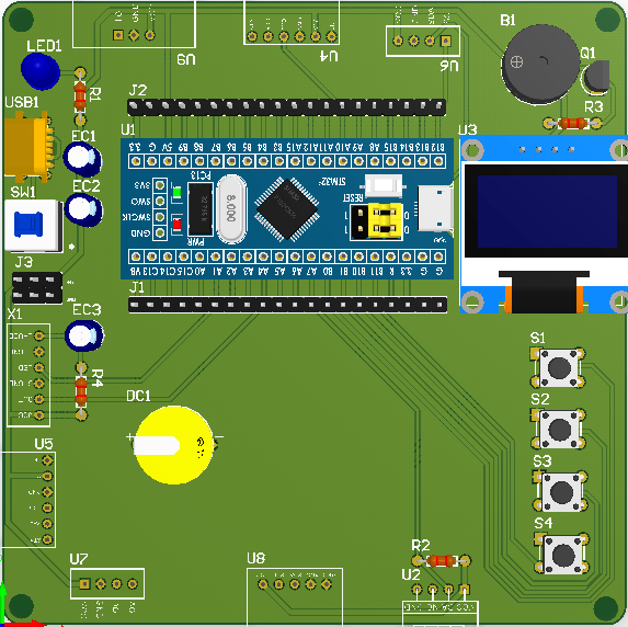 基于STM32的智能台面调控系统设计与实现