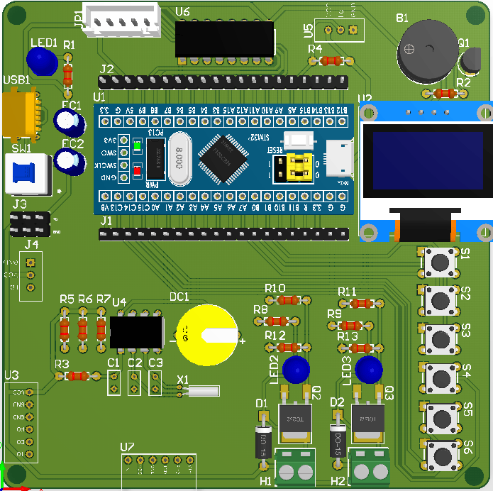 基于STM32单片机的智能鱼缸系统设计