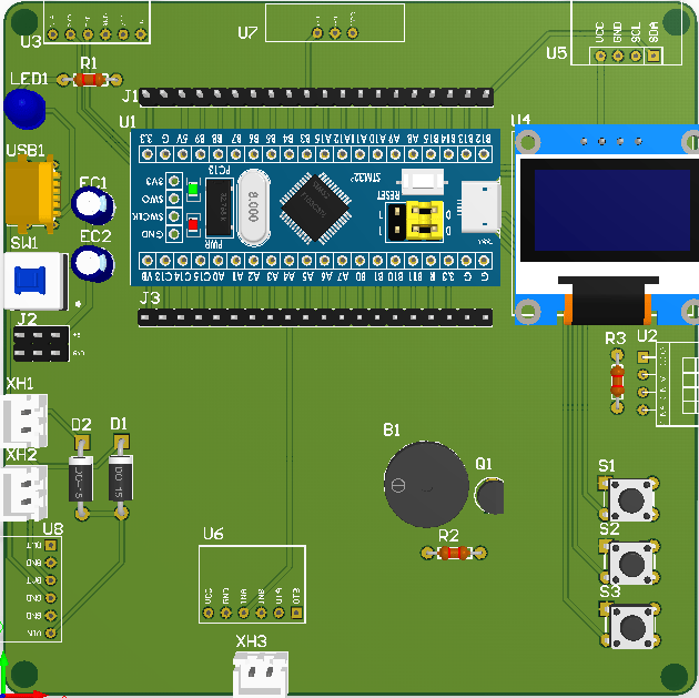 基于STM32单片机的集热控制系统