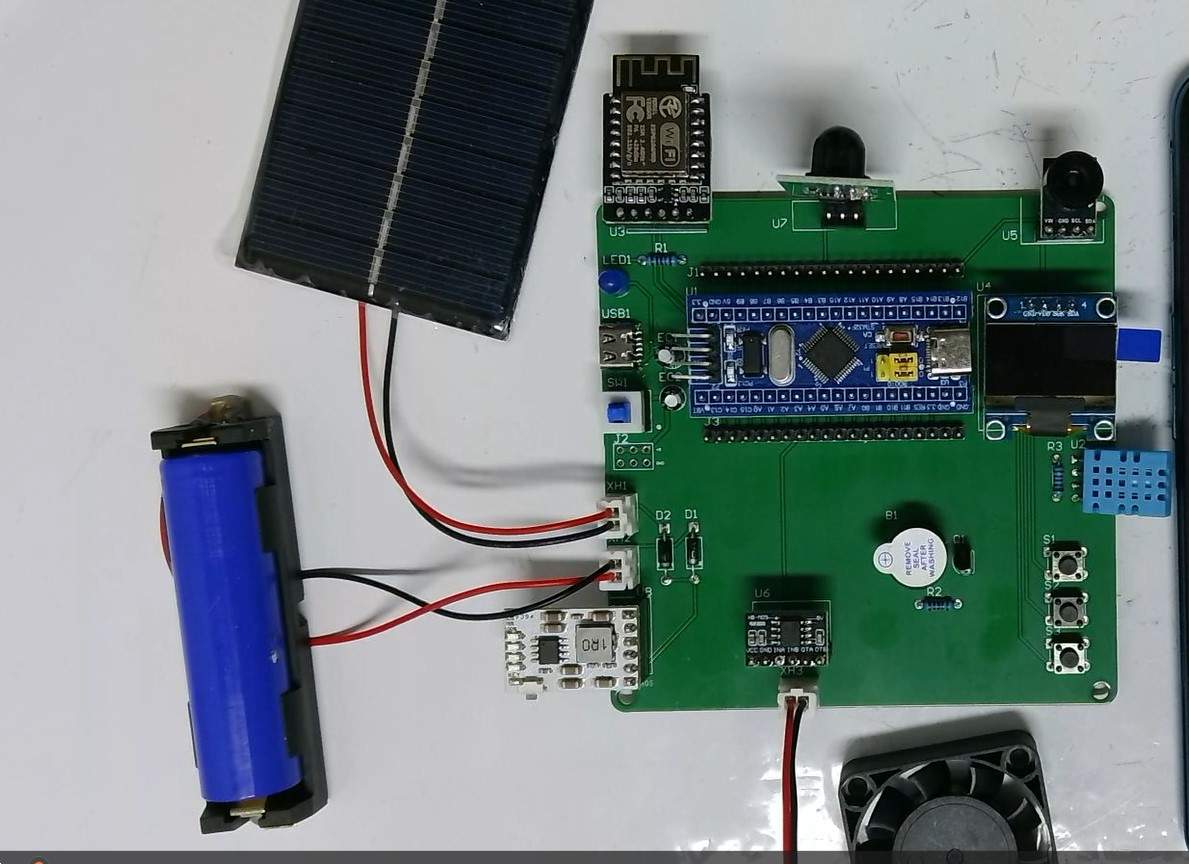 基于STM32单片机的集热控制系统